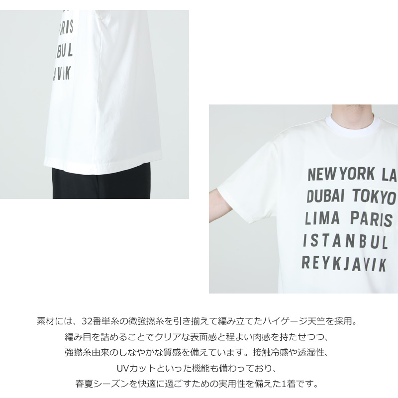 MODMNT(モドメント) TOUR CITIES TEE