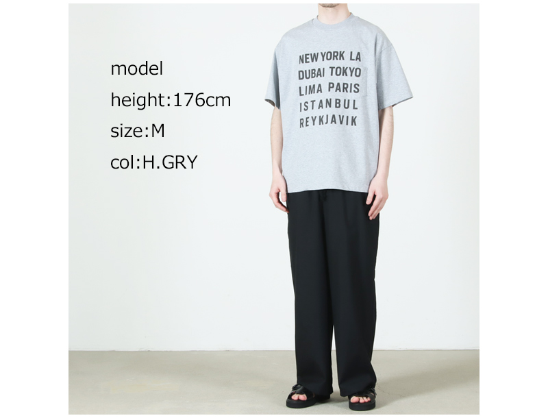 MODMNT(モドメント) TOUR CITIES TEE