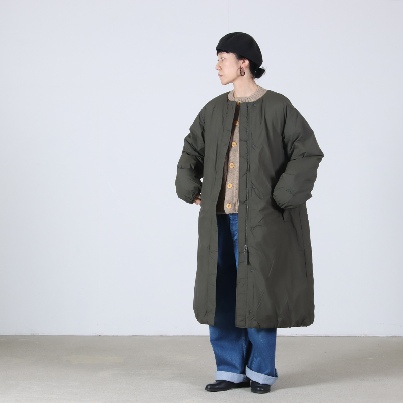 NANGA(ナンガ) NO COLLAR DOWN COAT