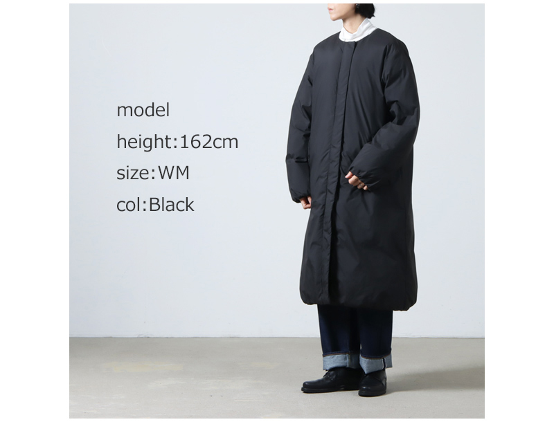 NANGA(ナンガ) NO COLLAR DOWN COAT
