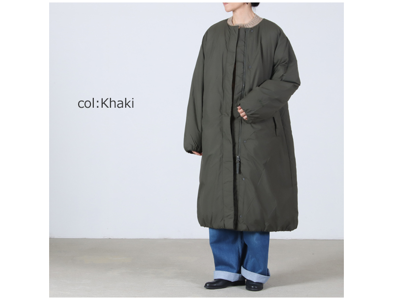 NANGA(ナンガ) NO COLLAR DOWN COAT