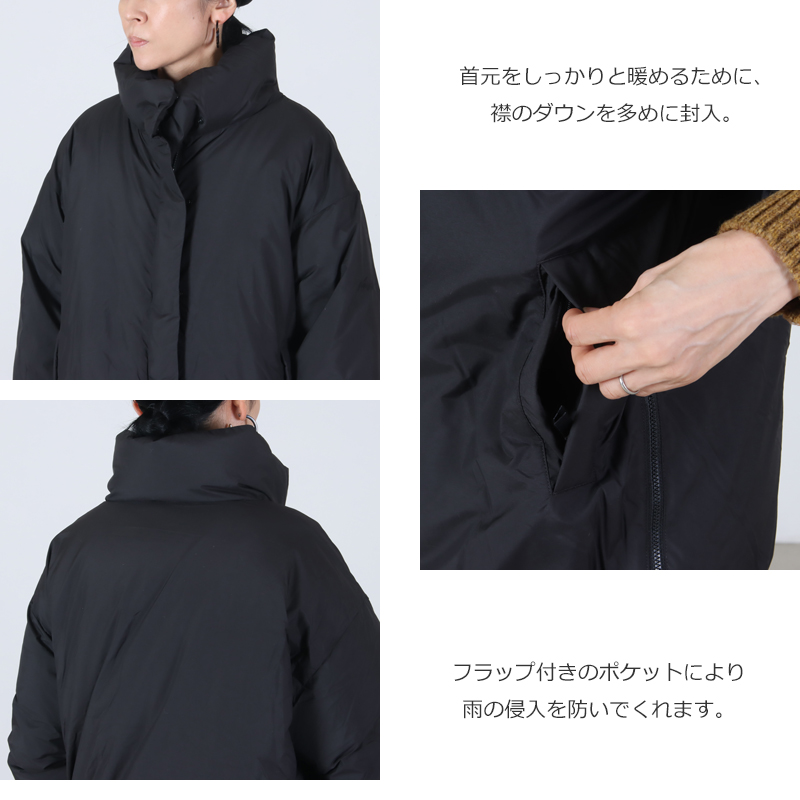 NANGA(ナンガ) STAND COLLAR DOWN JACKET W