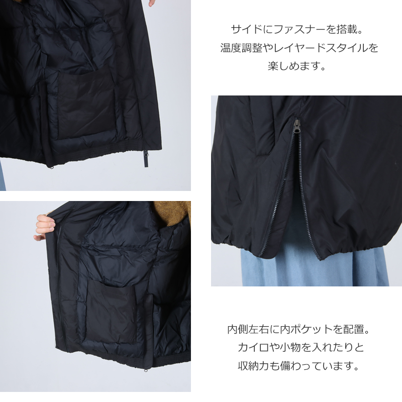 NANGA(ナンガ) STAND COLLAR DOWN JACKET W
