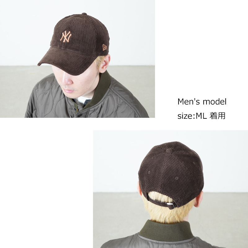NEW ERA(ニューエラ) 9TWENTY Corduroy コーデュロイ ニューヨーク・ヤンキース ダークブラウン