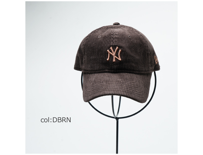 NEW ERA(ニューエラ) 9TWENTY Corduroy コーデュロイ ニューヨーク・ヤンキース ダークブラウン
