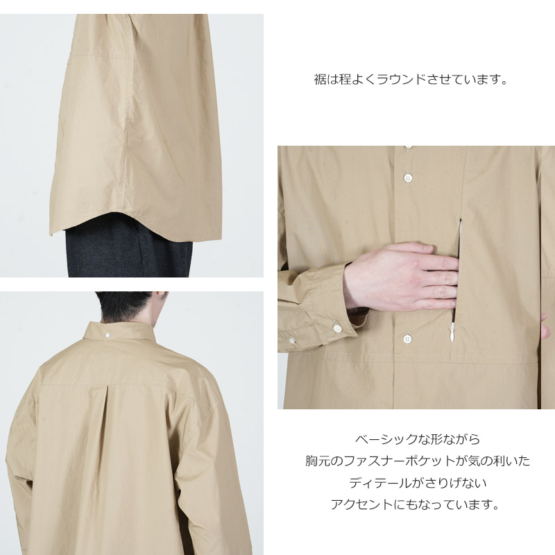 nisica(ニシカ) ボタンダウンシャツ ルーズフィット