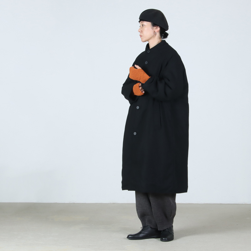 NO CONTROL AIR(ノーコントロールエアー) FIRMUM ウールシーチング・ガーメントウォッシュ ボトルネックコート