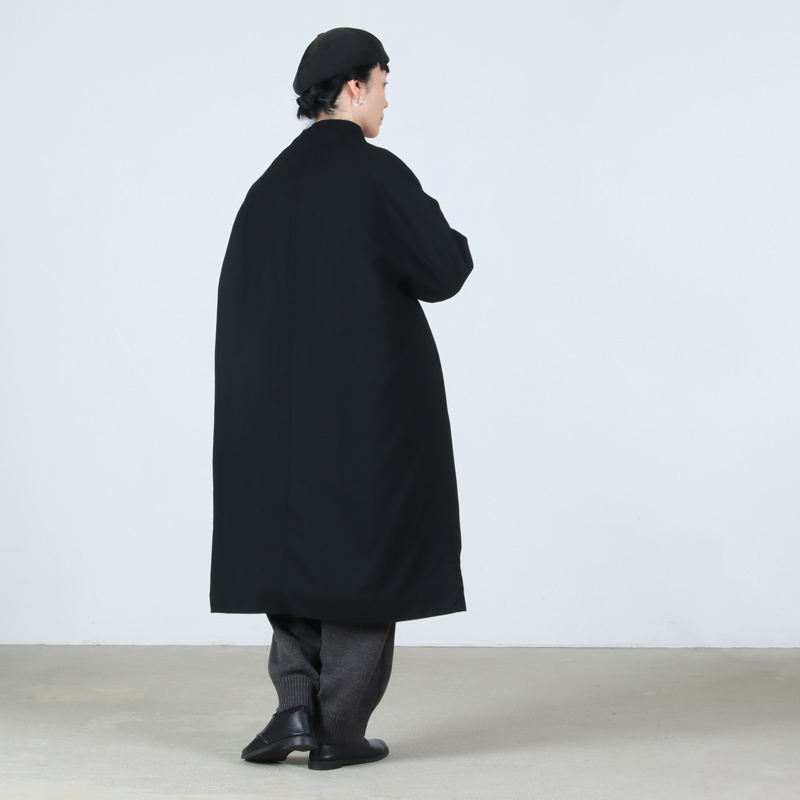 NO CONTROL AIR(ノーコントロールエアー) FIRMUM ウールシーチング・ガーメントウォッシュ ボトルネックコート