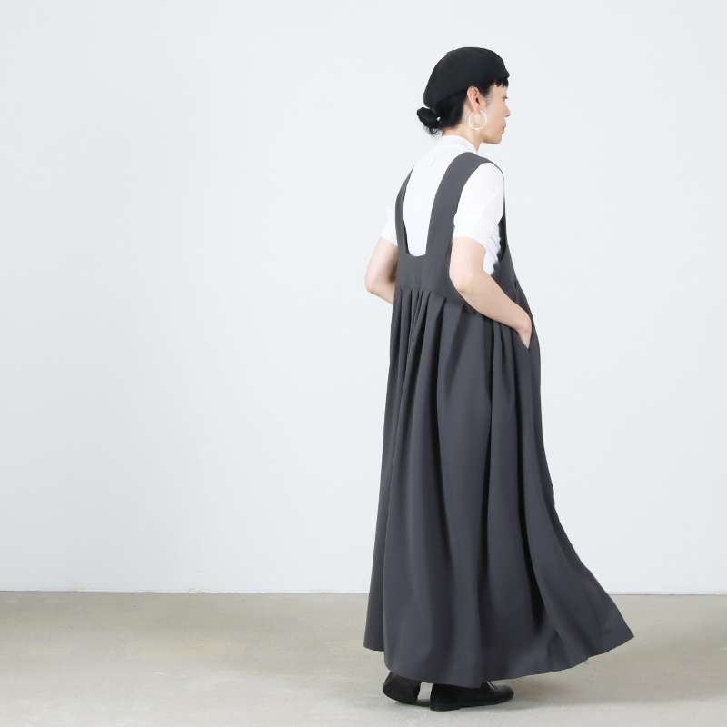 NO CONTROL AIR(ノーコントロールエアー) スパンポリエステル・ドレープカルゼ ジャンプタックワンピース