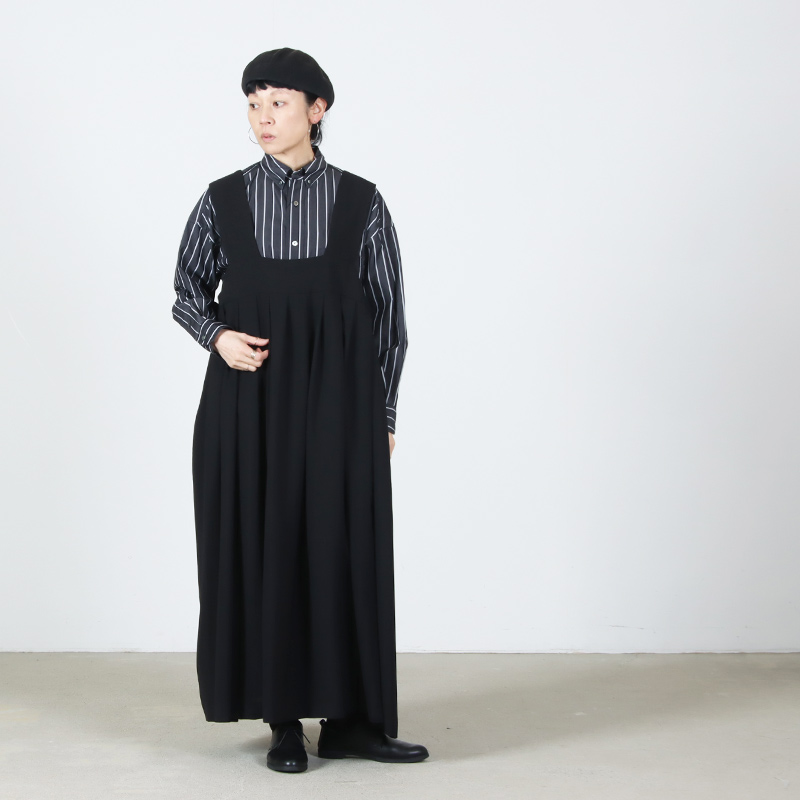 NO CONTROL AIR(ノーコントロールエアー) スパンポリエステル・ドレープカルゼ ジャンプタックワンピース