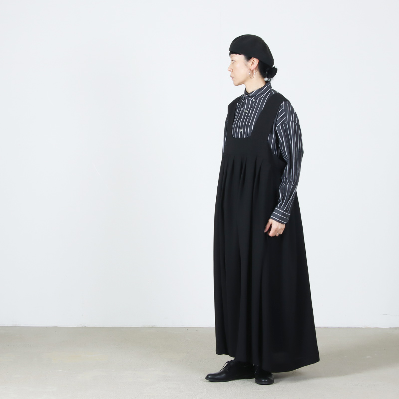 NO CONTROL AIR(ノーコントロールエアー) スパンポリエステル・ドレープカルゼ ジャンプタックワンピース