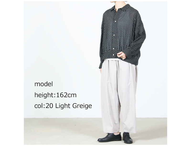 NO CONTROL AIR(ノーコントロールエアー) FIRMUM 50sコットン タイプライター膨潤洗い加工 切り替えパンツ