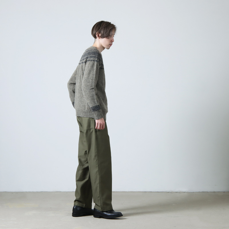 NOR'EASTERLY(ノア イースターリー) L/S CREW 2TONE NORDIC