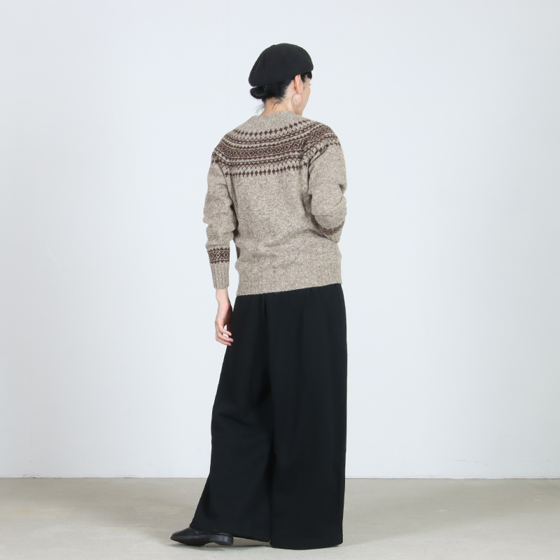 NOR'EASTERLY(ノア イースターリー) L/S CREW 2TONE NORDIC