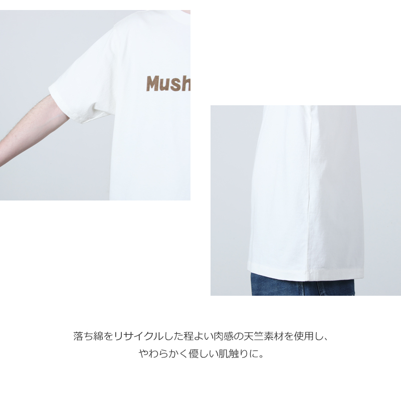 Ordinary Fits(オーディナリーフィッツ) PRINT-TEE MUSHROOM