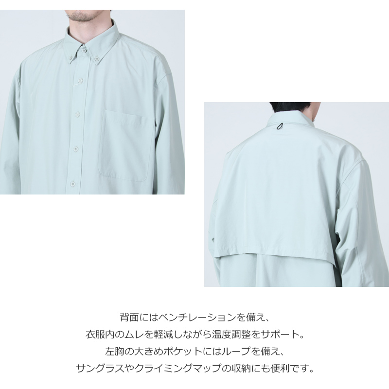 PAPERSKY WEAR(ペーパースカイウェア) HIKE&BIKE CAVE BIG SHIRT