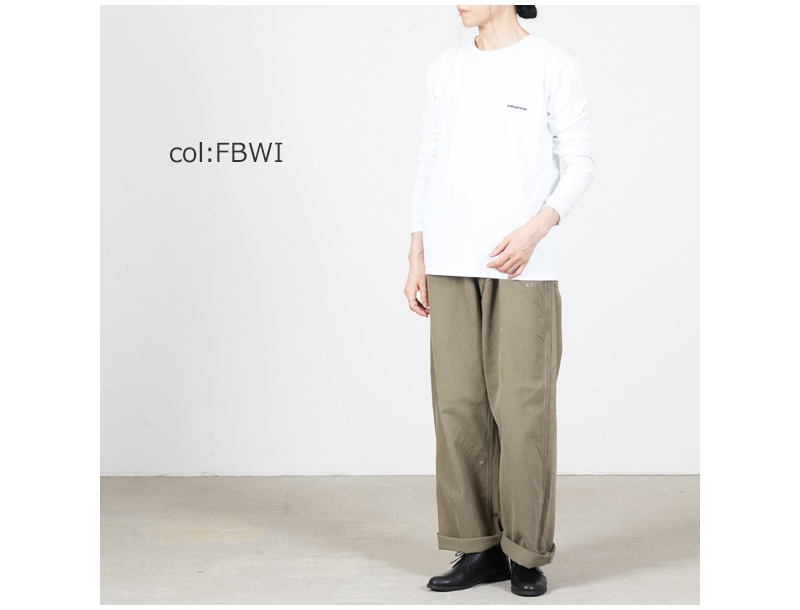 PATAGONIA(パタゴニア) W's L/S P-6 Logo Responsibili-Tee
