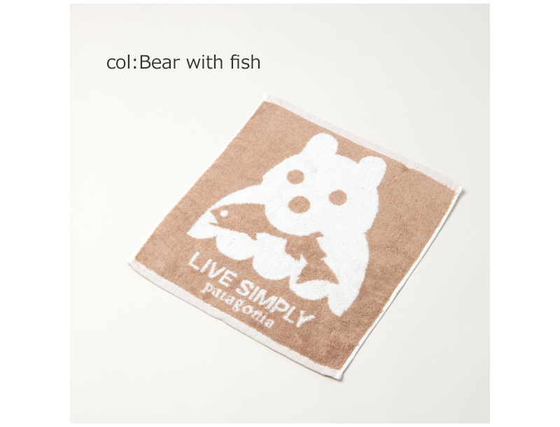 PATAGONIA(ѥ˥) Imabari Face Towel Bear with fish