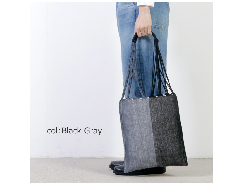 pips(ԥåץ) HAMMOCK BAG black gray bicolor