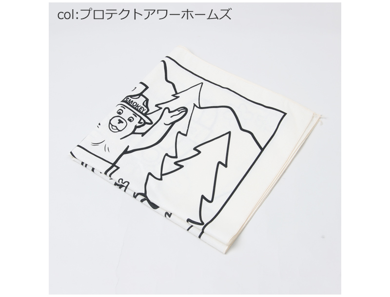 Printed Image(プリンティッドイメージ) ネイチャープリントバンダナ スモーキーベア