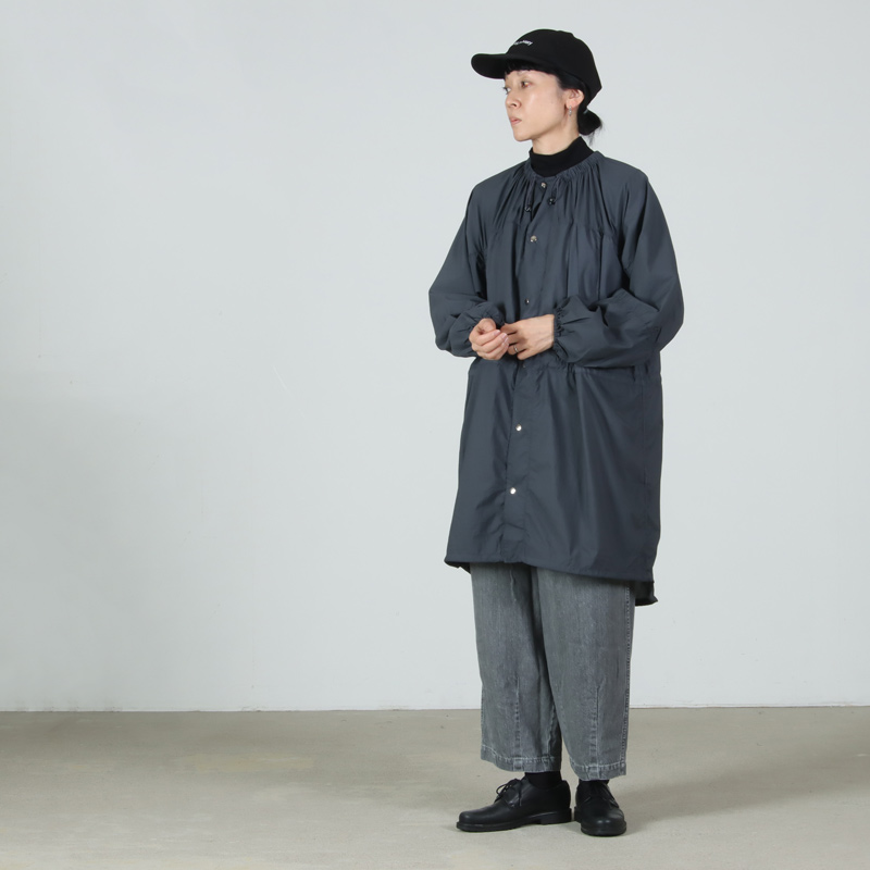 THE NORTH FACE PURPLE LABEL(ザ ノースフェイス パープルレーベル) Garment Dyed Nylon Field Shirred Coat