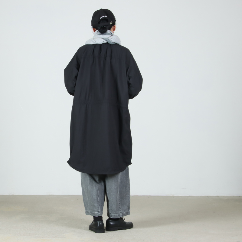 THE NORTH FACE PURPLE LABEL(ザ ノースフェイス パープルレーベル) Garment Dyed Nylon Field Shirred Coat