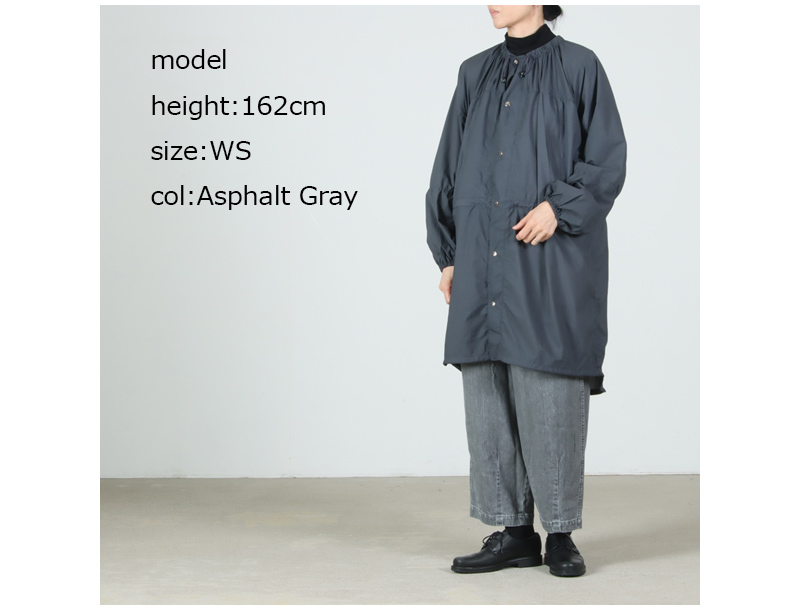 THE NORTH FACE PURPLE LABEL(ザ ノースフェイス パープルレーベル) Garment Dyed Nylon Field Shirred Coat