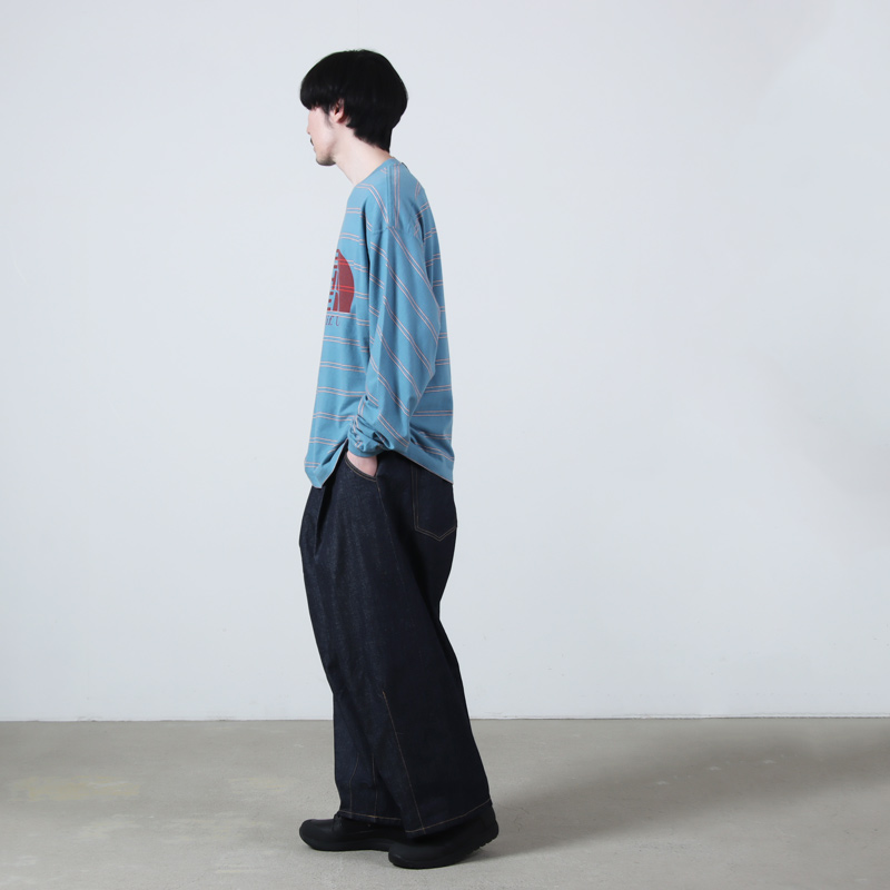 THE NORTH FACE PURPLE LABEL(ザ ノースフェイス パープルレーベル) Field Long Sleeve Striped Tee