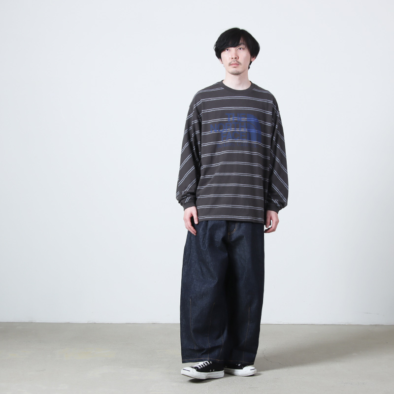 THE NORTH FACE PURPLE LABEL(ザ ノースフェイス パープルレーベル) Field Long Sleeve Striped Tee