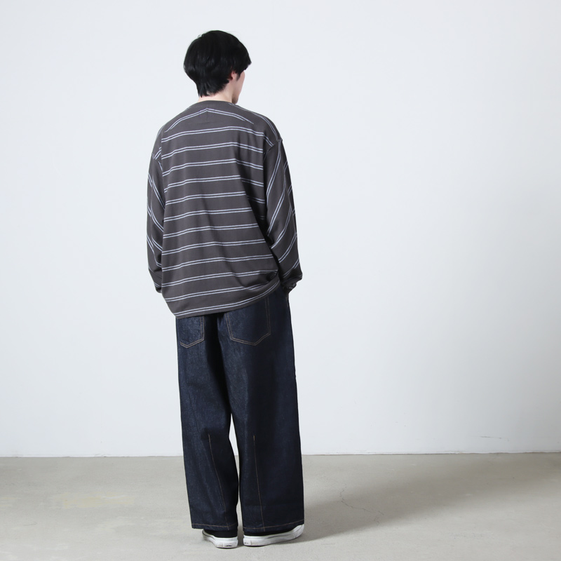 THE NORTH FACE PURPLE LABEL(ザ ノースフェイス パープルレーベル) Field Long Sleeve Striped Tee