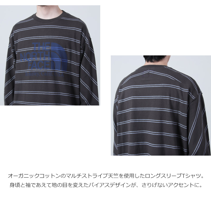 THE NORTH FACE PURPLE LABEL(ザ ノースフェイス パープルレーベル) Field Long Sleeve Striped Tee