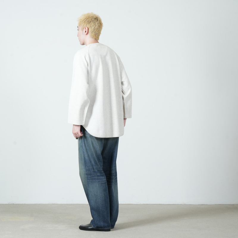 blurhmsROOTSTOCK(ブラームス ルーツストック) Rough&Smooth Thermal Baseball Raglan Tee
