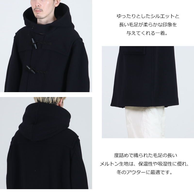 blurhmsROOTSTOCK(ブラームス ルーツストック) Wool Felton Duffle Coat