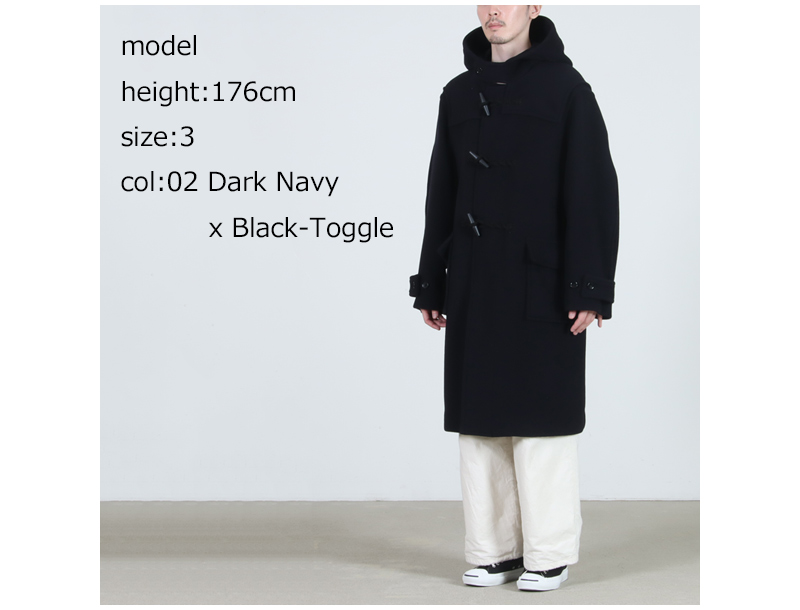 blurhmsROOTSTOCK(ブラームス ルーツストック) Wool Felton Duffle Coat