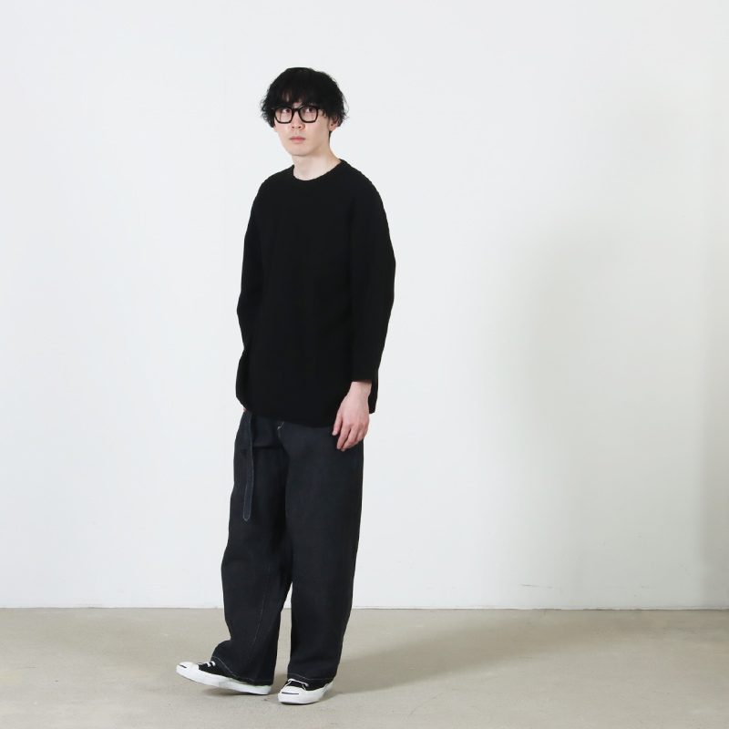 blurhmsROOTSTOCK(ブラームス ルーツストック) Rough&Smooth Thermal Baseball Tee