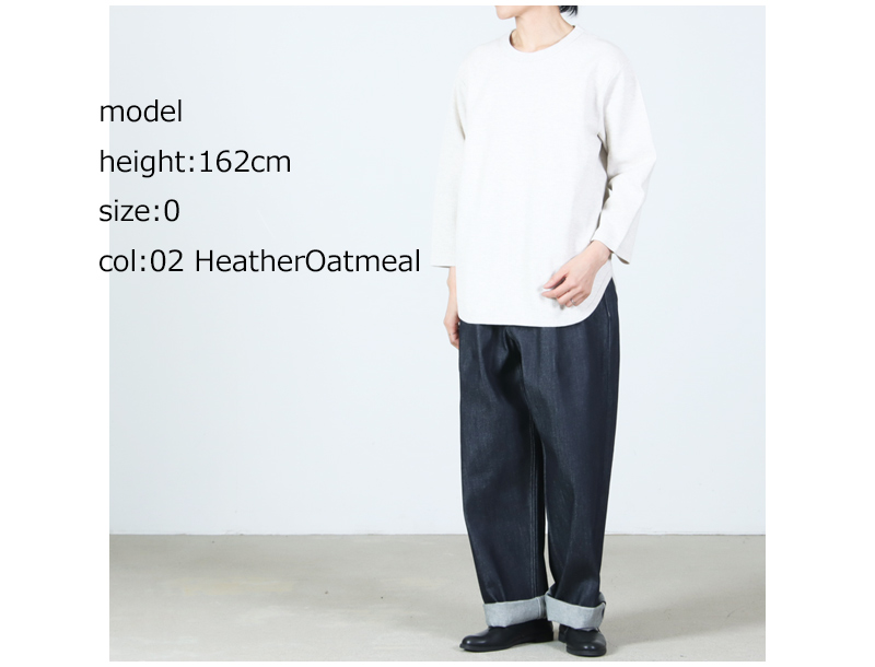 blurhmsROOTSTOCK(ブラームス ルーツストック) Rough&Smooth Thermal Baseball Tee