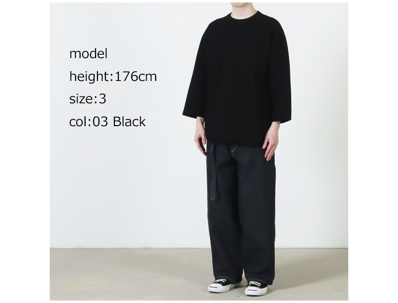 blurhmsROOTSTOCK(ブラームス ルーツストック) Rough&Smooth Thermal Baseball Tee