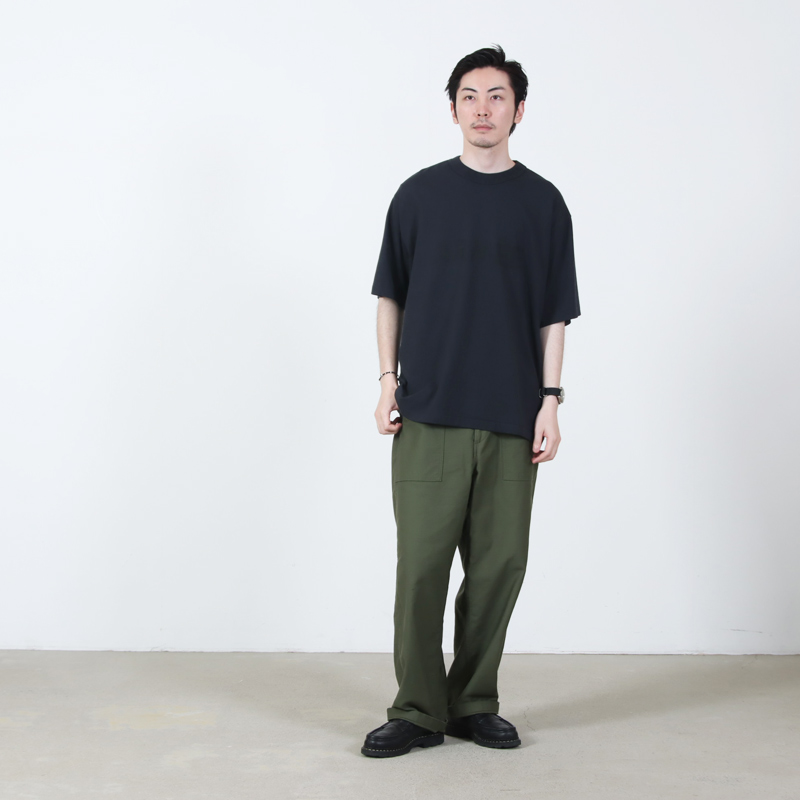 blurhmsROOTSTOCK(ブラームス ルーツストック) ARM E 88/12 Print Tee WIDE