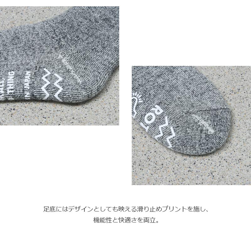 RoToTo(ロトト) DOUBLE FACE ROOM SOCKS SHAGGY PILE