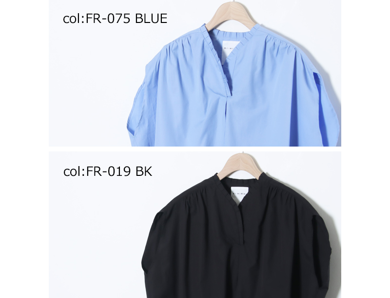 SI-HIRAI(スーヒライ) ハイカウントタイプライター タックカラーサークルブラウス