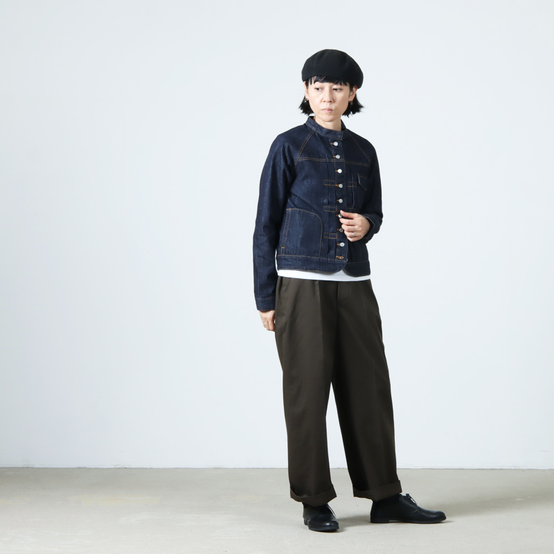 si-si-si(スースースー) ベーシックデニムジャケット ワンウォッシュ