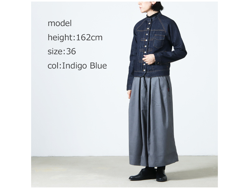 si-si-si(スースースー) ベーシックデニムジャケット ワンウォッシュ