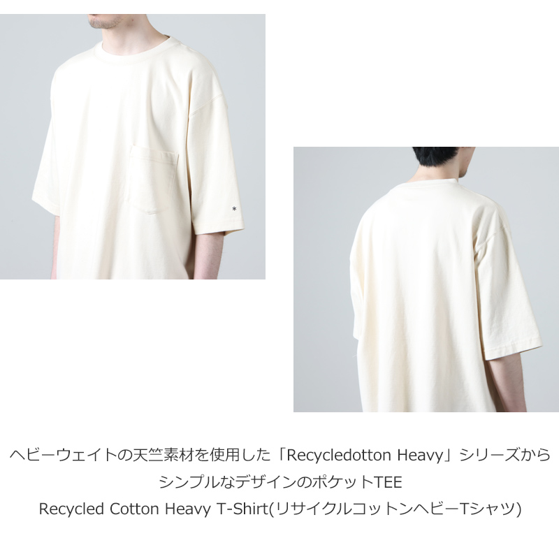 snow peak(Ρԡ) Recycled Cotton Heavy T-Shirt
