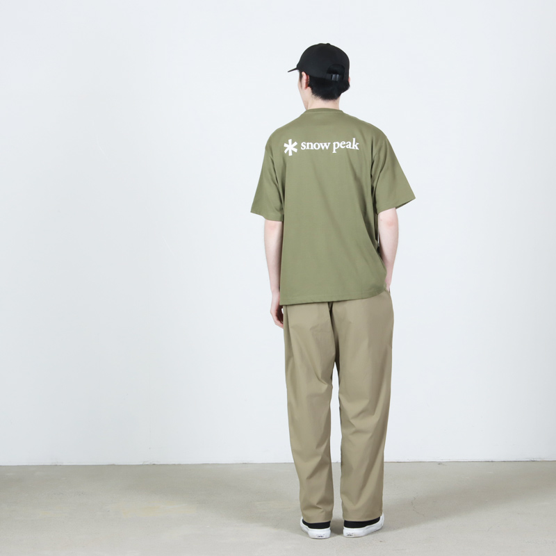 snow peak(スノーピーク) New Standard Back Printed Logo T-Shirt