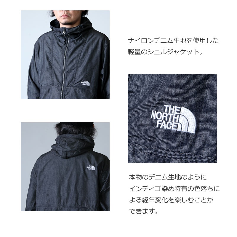 THE NORTH FACE(Ρե) Nylon Denim Compact Jacket