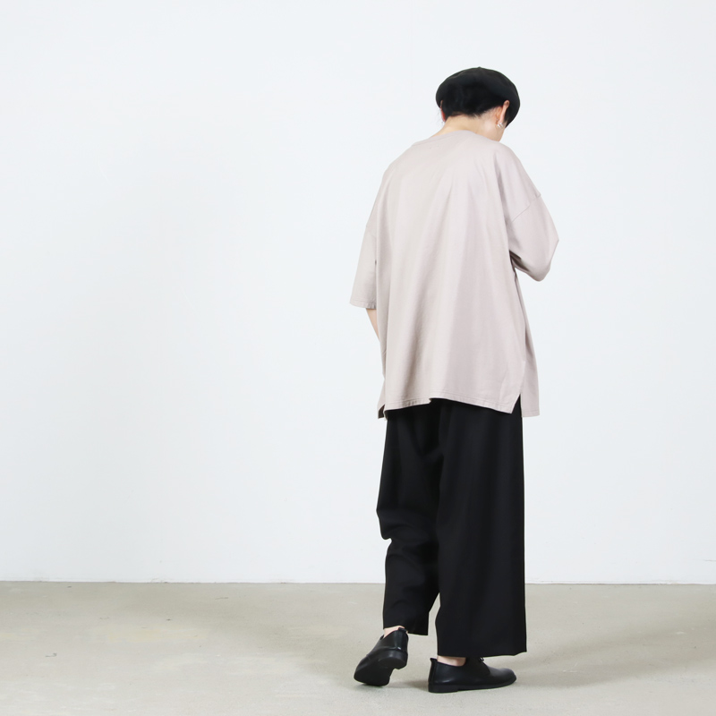 UNIVERSAL TISSU(ユニバーサルティシュ) クラシック天竺 ワイドTシャツ