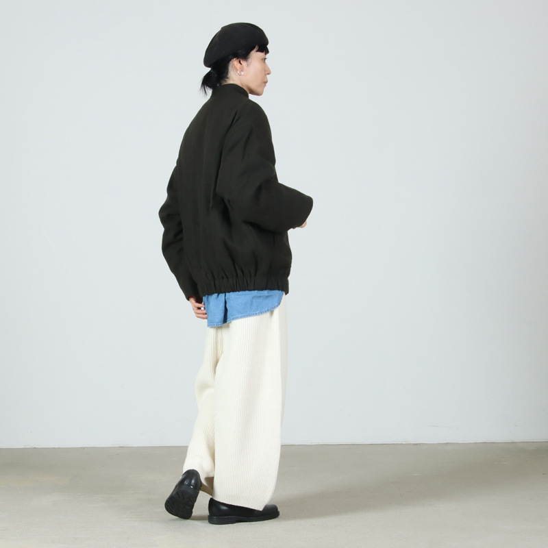 Veritecoeur(ヴェリテクール) ウールフラノブルゾン