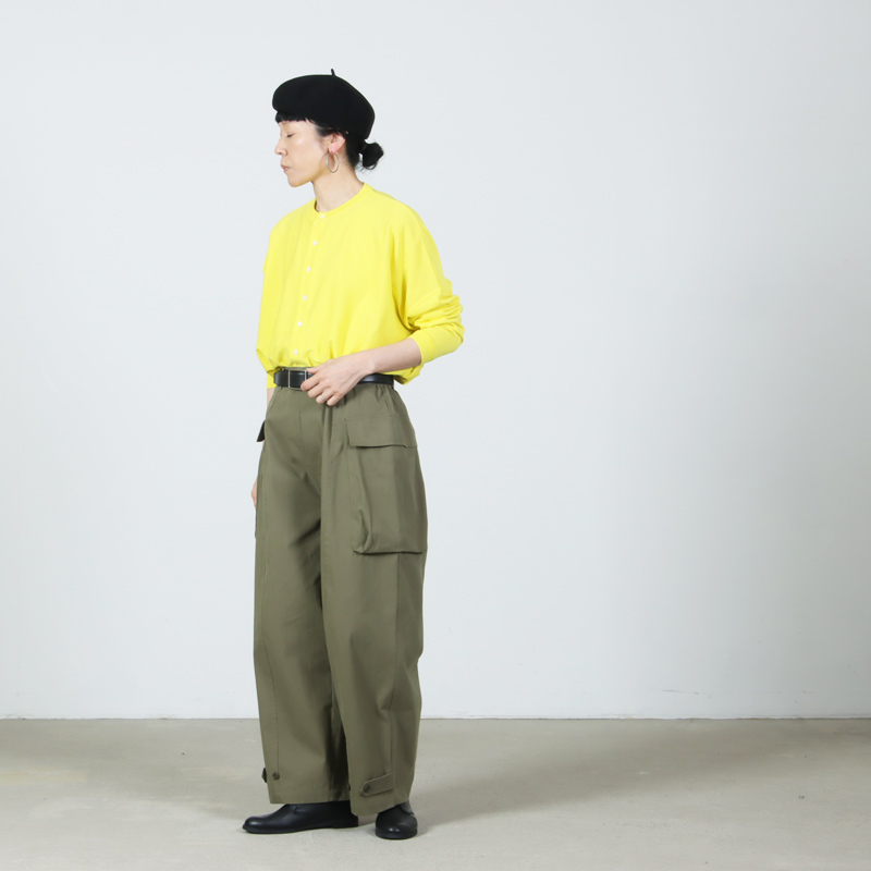 Veritecoeur(ヴェリテクール) ピーチスキン カーゴパンツ