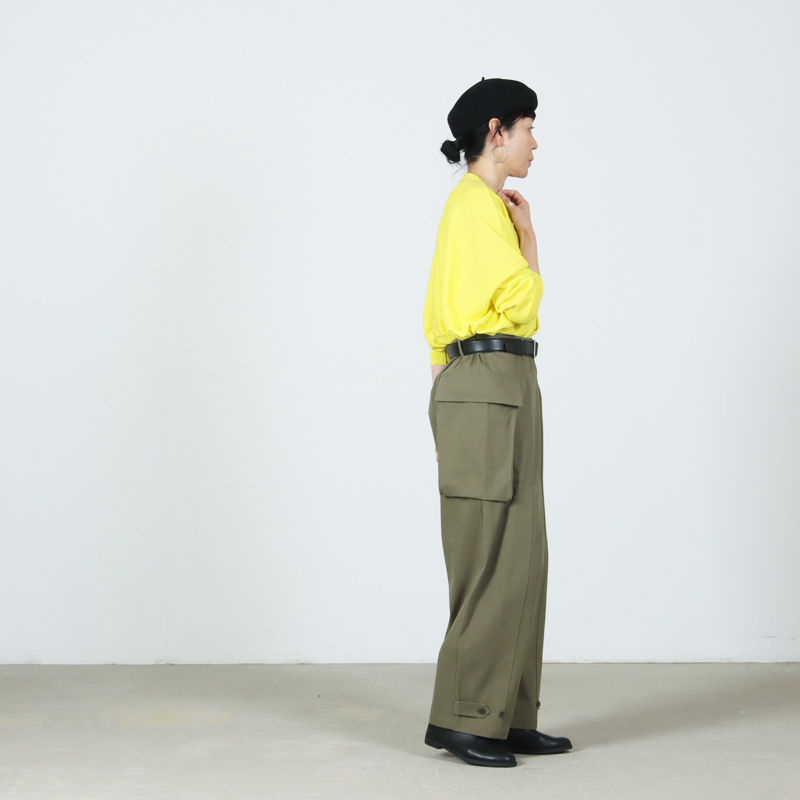 Veritecoeur(ヴェリテクール) ピーチスキン カーゴパンツ