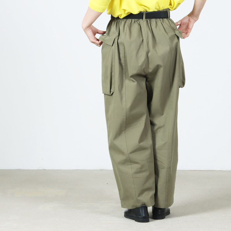 Veritecoeur(ヴェリテクール) ピーチスキン カーゴパンツ